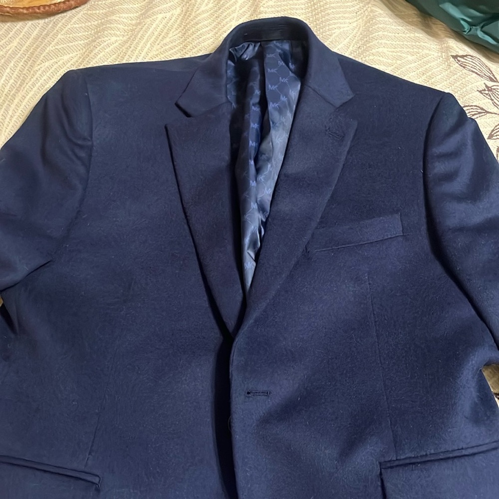 New MK men’s 42R cashmere mix wool sports coat